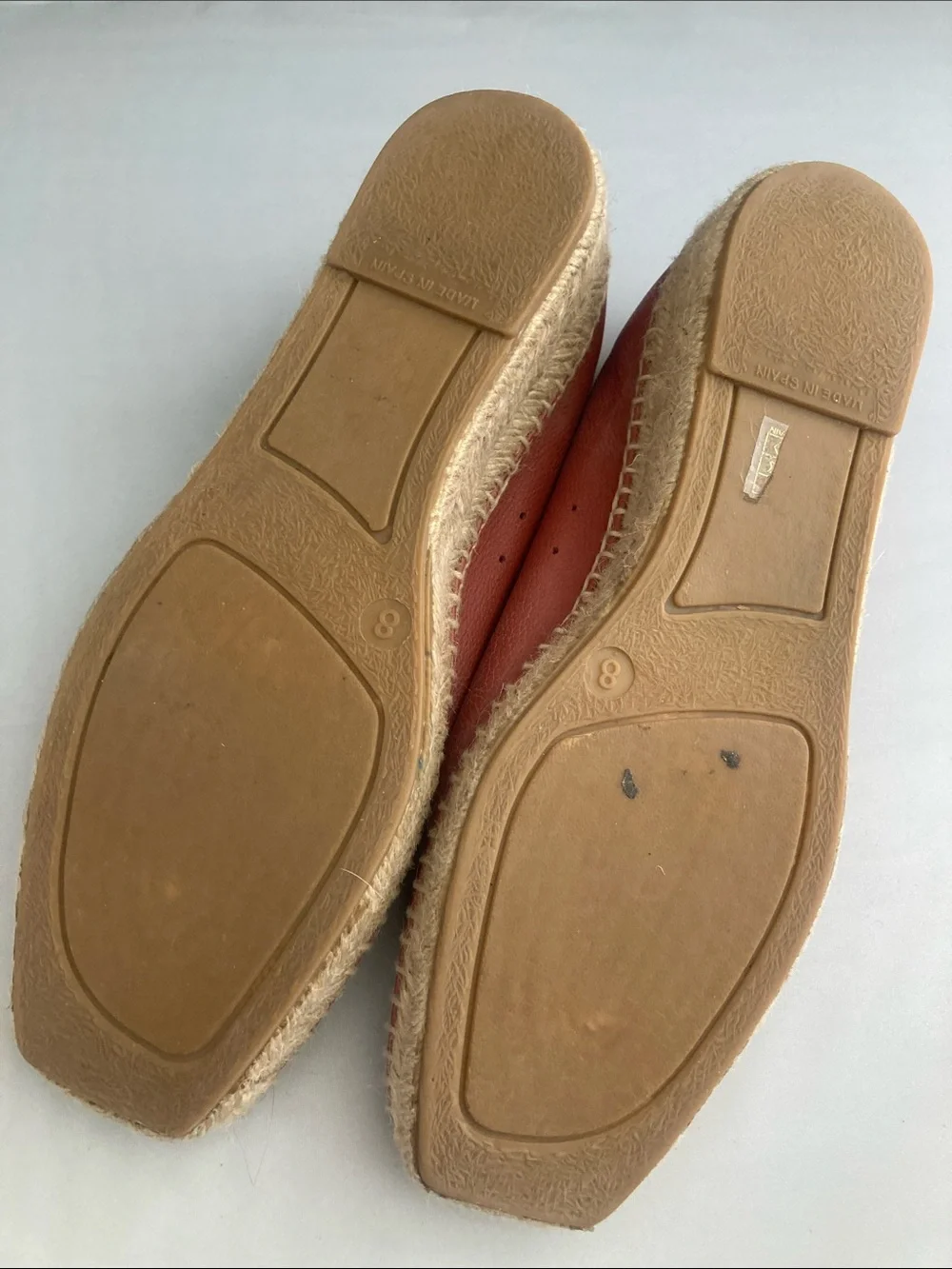 Everlane Dayglove Espadrille in Size 8 Pomegranate Leather - Picture 5 of 5